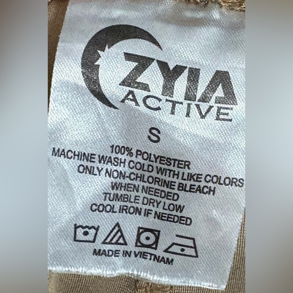 ZYIA Black and Brown Camouflage Joggers size Small - Picture 3 of 3